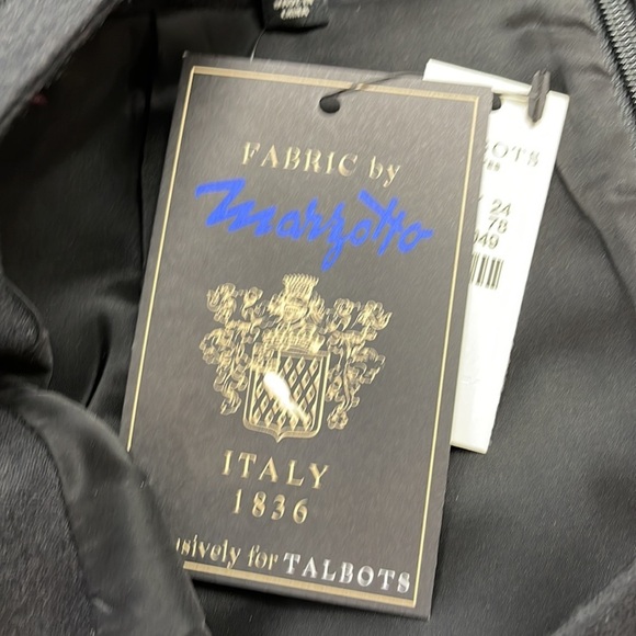 Talbots NWT Black Wool Lace Detail Skirt Size 4P - Picture 6 of 9